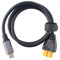 Tiardey XT60 auf USB-C Adapter 100W für Drohnen, Solarbatterien, Modellflugzeuge, Balance Ladegeräte, PD2.0 PD3.0 QC2.0, Aluminium-Kühlkörper, Plug-and-Play, Kompakt, 50 cm, 5A, 5-20V, -10 bis 40°C