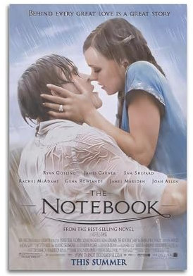 NIRWA The Notebook-Poster, Vintage-Magazin-Cover, Legenden, Kunst, Wanddekoration, Poster, modische Schönheit, Wanddruck, A312 x 45 cm, ungerahmter Stil