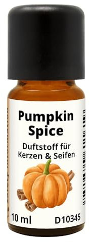 DistrEbution Pumpkin Spice Duftstoff 10ml Duftöl für Kerzen und Seifen