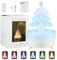 Rain Cloud Humidifier, 7 Colour Lights Aromatherapy Diffuser, Raindrop Aroma Diffuser Humidifiers with Timer, Essential Oil Diffuser for Home Office Room, Christmas Tree Design, Waterless Auto-Off