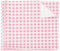 sourcing map 100pcs Square Checkered Wax Paper Sheets 8.66 x 8.66 Oil-Absorbing Dry Food Wrapping Paper for Sandwich Baking Paper Liners Picnic Basket Bread Hamburger Wrap Kitchen, Pink