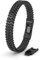 SERASAR Armband Jungen Schwarz Männer Herren Armreif Armschmuck Edelstahl Schmuck Armkette Flecht Wickelarmband für Jungs Geburtstags Geschenk