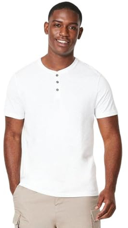 Burton Mens Grandad Collar T-Shirt