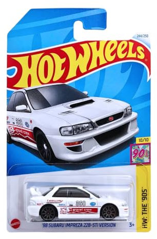Hot Wheels - ´98 Subaru Impreza 22B-STi Version - HW: The ´90s 10/10 - HTB12 - Short Card - Hella - Sparco - The Gravel Crew - Mattel 2024 – 1:64