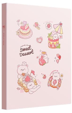 DOINEUFL Zeugnismappe A4 für Mädchen, Personalisierte Urkundenmappe mit 40 Hüllen, Süße Dokumentenmappe zur sicheren Aufbewahrung von Zeugnissen & Dokumenten