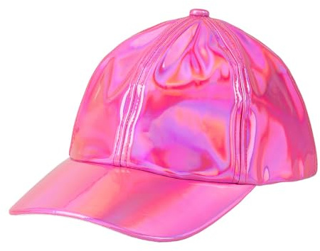 Boland - Basecap Holo, holografisch, verstellbare Größe, Cap, Kappe, Kopfbedeckung, Mütze, Rapper, Kostüm, Mottoparty, Karneval