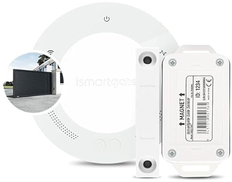 ismartgate LITE Abridor Inteligente de Puertas Remoto, Control por APP, Compatible con Apple Homekit, Amazon Alexa, Google Assistant e IFTTT. Compatible con todo tipo las Puertas. Sensor inalámbrico i