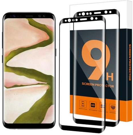 Cable Leader Schutzfolie für Panzerglas für Samsung Galaxy S9 Plus, 2 Stück 3D Kante Anti-Kratzer Displayschutzfolie für Galaxy S9 Plus, Anti-Blasen Anti-Shedding HD-Klar Samsung S9 Plus Schutzglas