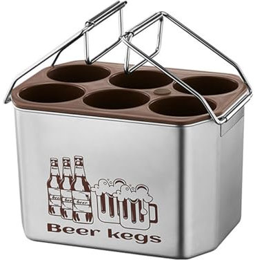 Innovativo refrigeratore di birra in acciaio inossidabile Raffreddatori di birra Pratico isolante per lattine e bottiglie Conservazione delle bevande Appassionati della birra