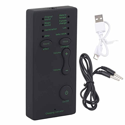EIMSOAH Mini Changeur de Voix Carte Son Portable pour Téléphone Portable Ordinateur Homme à Femme Femme à Homme bébé Bon Son pour Parler et Se Divertir avec des Amis ABS comme Images Montrées 1