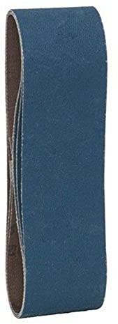 Bosch Professional 3 Stück Schleifband X450 Expert for Metal (für Metall, 40 x 305 mm, Korn 120), Blau, 2608606222