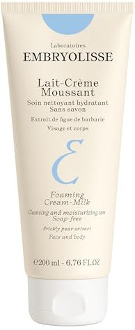Embryolisse Lait-Creme Moussant Soint nettoyant nourrissant Sans savon 200 ml -6.76 FL.OZ