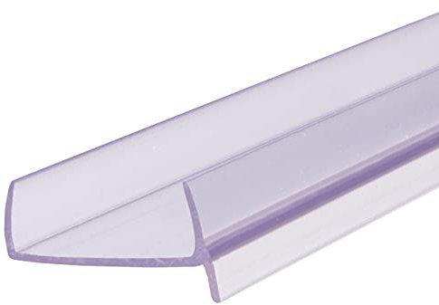 STEIGNER Küchenleiste Abdichtungsprofil für Küchensockel 18mm / 19mm, 1,5m Dichtprofil TRANSPARENT