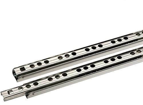 SOTECH Schubladenschienen 1 Paar (2 STÜCK) Teilauszug KT1-10-H17-L438-NF Kugelführung H: 17 / L: 438 mm