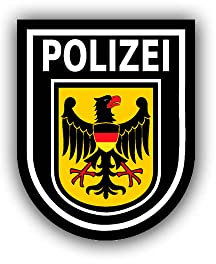Aufkleber/Sticker Bundespolizei BPOL Bundesrepublik Deutschland 6x7cm A1849