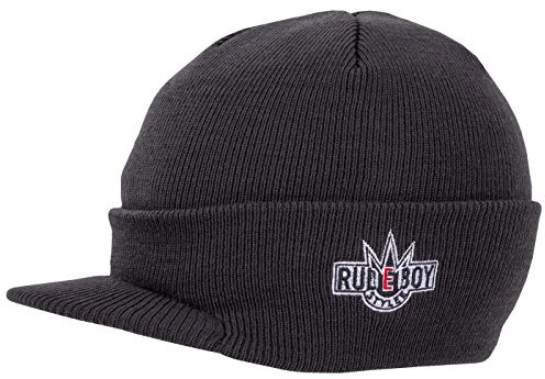 2Stoned Mütze mit Schirm Visor Beanie Cap Deluxe in 10 Farben und 2 Größen für Damen, Herren und Kinder