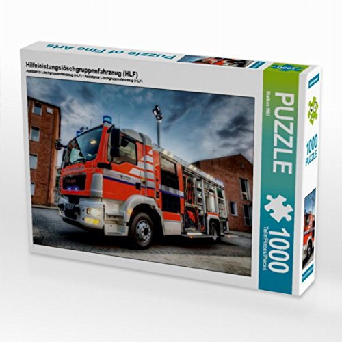 CALVENDO Puzzle Hilfeleistungslöschgruppenfahrzeug (HLF) 1000 Teile Puzzle quer | Lege-Größe cm Foto-Puzzle für glückliche Stunden