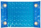 International Pool Protection Manta TÉRMICA (COBERTOR TÉRMICO-Cubierta ISOTÉRMICA-TOLDO para Piscina) DE 400 MICRAS Geo Bubble con Refuerzo EN LOS Lados Estrechos + Ojales EN Acero Inoxidable (6x4m)