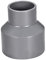 sourcing map PVC DWV Reducing Coupling Schedule 40 Gray 40mm x 63mm Socket