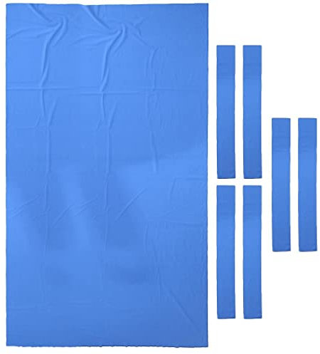 MagiDeal 8ft/7ft Abdeckung für Billard, Snooker, Billardtisch, Blau, 7ft