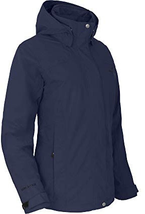 Bergson ROCKRIDER Thermo | Damen Regenjacke, leicht wattiert, 12000 mm Wassersäule, Peacoat Blue/Peacoat Blue [354, 38 - Damen