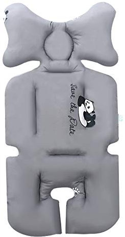 Eyand Baby-Hauptkörperstütze Spaziergänger Kissen - Bequeme Auto-Sitzkissen als Einlage, Baby-Kinderwagen Sitzauflagen erstellen Unterstützung für Tiny Baby in Autositz,Kinderwagen, Babytrage (Panda)