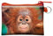 Deluxebase Porte-monnaie 3D LiveLife - Bébé Orang-Outan de Porte-monnaie et carte Lenticulaire 3D Singe avec fermeture éclair sécurisée avec illustrations sous licence artiste renommé David Penfound