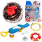 INFINITY NADO Toupie Jouet Enfant garçons 5 6 7 8 9 10 11 12 Ans Garcon Fille Cadeau,Non-Stop Battle Deluxe-Fiery Dragon