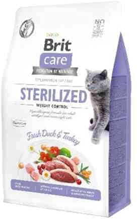 Brit Care, Trockenfutter für Katzen Sterilized Weight Control 400 g
