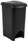Addis Eco Made from 100 percentage Plastic Family Kitchen Pedal Bin, 40 Litre, 518999ADF, Recycled Black