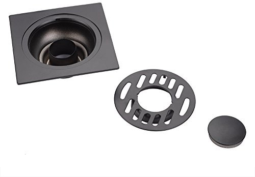 Desagüe de Ducha, DREN Piso Cuadrado Extraíble Drenaje Rejilla Residuos Filtro Pelos Sumidero Sifónico Salida Vertical Anti-Olor Colador Desprendible para Cuarto Lavandería [Desagüe Piso Lavadora]
