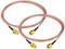 Boobrie 2 x RG316 SMA Kabel 1M SMA Stecker auf Buchse Kabel RG316 Koaxialkabel Verlängerung WiFi Antenne für 2G 3G 4G LTE Low Loss WiFi Antenne Wireless LAN Router GPS