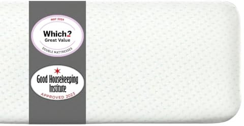 ZINUS | King Size Mattress | Hybrid Memory Foam | Medium Firm for Pressure & Back Pain Relief | 5FT6.6 - 20cm Thick | Breathable & Skin-Friendly Fabric |Premium Collection from ZINUS |10-Year Support