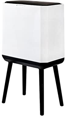 Kompost Bin Kök / Skräp Classification en plastique de salle de bain poubelle peut trier des pieds élevés Cuisine de bac de cuisine humide et sèche à ordures à ordures Steg papperskorgen ( Color : A )