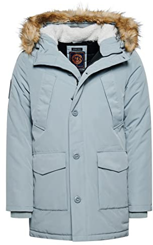 Superdry Men's VINTAGE EVEREST PARKA A4 - Padded, Skylark,