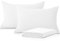 Moonlight Bedding Pillow Cases 2 Pack – White Pillowcases Envelope Closure Super Soft Brushed Microfiber Standard House Wife Pillow Covers, (50 X 75 CM)