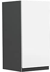 Vicco Armario Colgante R-Line, Blanco/Antracita, 30 cm Forma de J