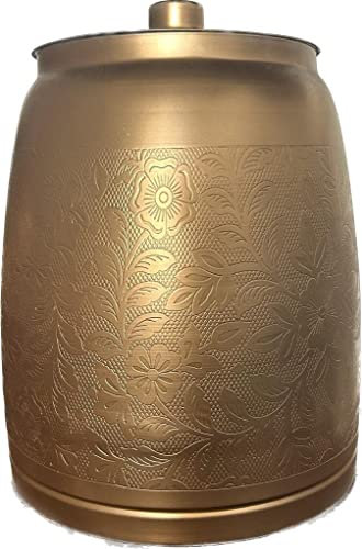 Kupferbehälter, 12 Liter, Kupfertopf, Wassertank, Kupferbehälter, Kupfer-Matka-Geschenkset, manueller Wasserspender