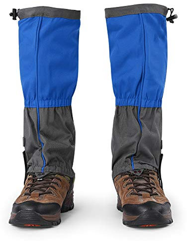 1 Paar Schneegamaschen Wandergamaschen, Gamaschen Schnee, Bein Gaiters Gamaschen, wasserdicht Klettern Gamaschen, Wandern Jagd Radsport (Blau)