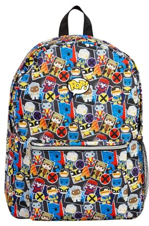 Loungefly WM Marvel Xmen Pop! AOP Nylon Backpack-NCA - Wolverine - X-Men - Niedliche Sammeltasche - Geschenkidee - Offizielle Handelswaren - Für Jungen, Mädchen Men und Frauen - Comic Books Fans