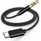 Avigers Câble USB C vers 3,5mm Jack 1.2M, Adaptateur de Cable de Voiture Auxiliaire Jack 3,5 mm, Compatible avec Galaxy S21 S20 Ultra Note20, iPad, P40 P30 P20, OnePlus, Maison/Voiture Stéréo