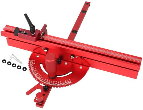 Lambo Mitre Gauge System for Table Saw,Mitre Gauge Fence System for Table Saw,Tenon Dos Multifunctional | Miter Saw Fence, Extension Fence System with