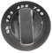 coverandcarry Thetford Oven Knob Black & Chrome for Enigma Cookers Motorhome/Caravan SPCC0595.CR