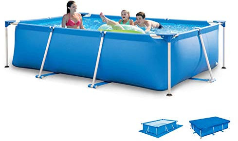 Home Frame Pool, bietet Platz für 2–5 Personen, lagern, Planschbecken für den Außenbereich, 220 x 150 x 60 cm (1600 l)