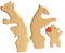 Abaodam Puzzle Und Kind Bär Holzbär Malerei Basteln Bärendekoration Bärenpuzzle Figur Desktop Bärendekor Tierhandwerk Niedliche Bärenskulptur Holzbärenfigur Desktopdekor