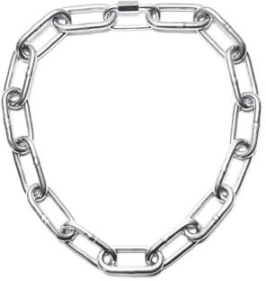 RAMUS KATEN Men's Heavy Duty Quee Goth Grunge Chunky Necklaces Punk Stainless Steel Alternative Industrial Collar Choker Link Chain For Women Jewelry, 16.5, Stainless Steel, No Gemstone