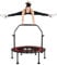 Kensone 101,6 cm Mini-Rebounder-Trampolin für Erwachsene mit Bungee, 204 kg, leises Indoor-Übungstrapolin mit verstellbarem Griff mit Schaumstoff, Fitness-Trampolin für Garten/Fitnessstudio, Rot