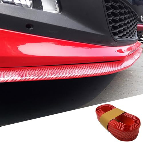 ZWBC Auto Frontspoiler für VW T5 T5.1 2009-2015,2,5 m Lange Gummi-Stoßstangen-Außenleiste, Frontlippen-Diffusor-Schutzabdeckung,C