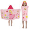 Super Mario Mädchen Prinzessin Pfirsich Kinder-Kapuzenhandtuch, superweich, für Bad/Pool/Strand, weiches Baumwoll-Frottee, 61 x 127 cm, offizielles Lizenzprodukt Franco