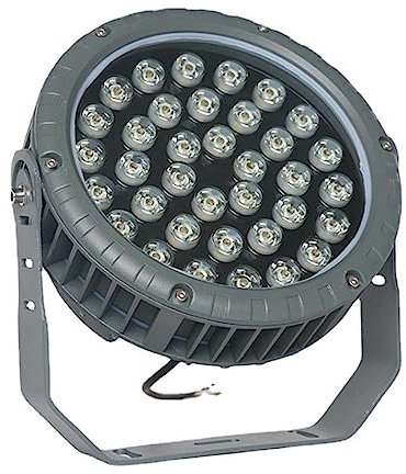 Projecteur De Sol Lumières - Spot LED Exterieur, AC111-240V Lampe D'inondation Ronde Décorative Extérieure, IP65 Étanche 270° Park Tree Lights, Pour Jardin Pelouse Cour Villas Chemin(RGB,6W(111-240V))